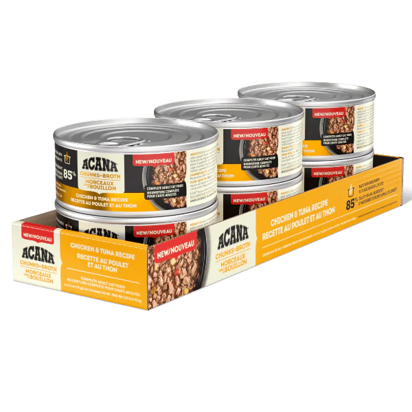 ACANA Chunks in Broth Chicken & Tuna Recipe Canned Cat Food, 5.5oz - Image 6