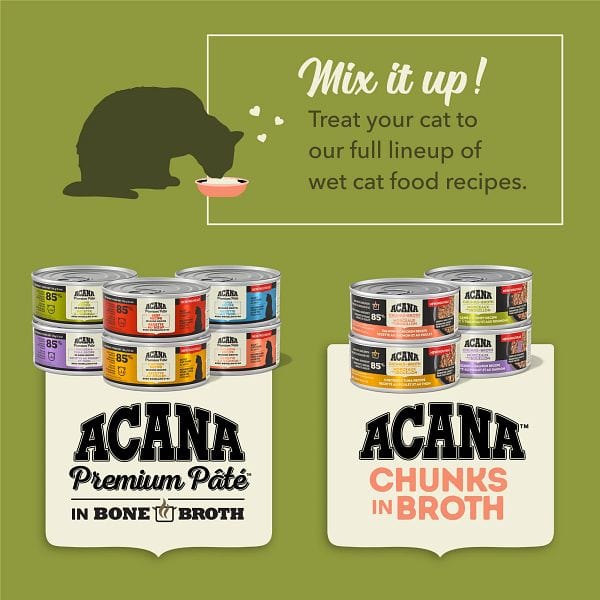 ACANA Chunks in Broth Salmon & Chicken Recipe Canned Cat Food, 5.5oz - Image 5