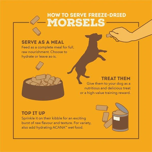 ACANA Free-Run Chicken Recipe Freeze Dried Dog Food, Morsels - Image 5