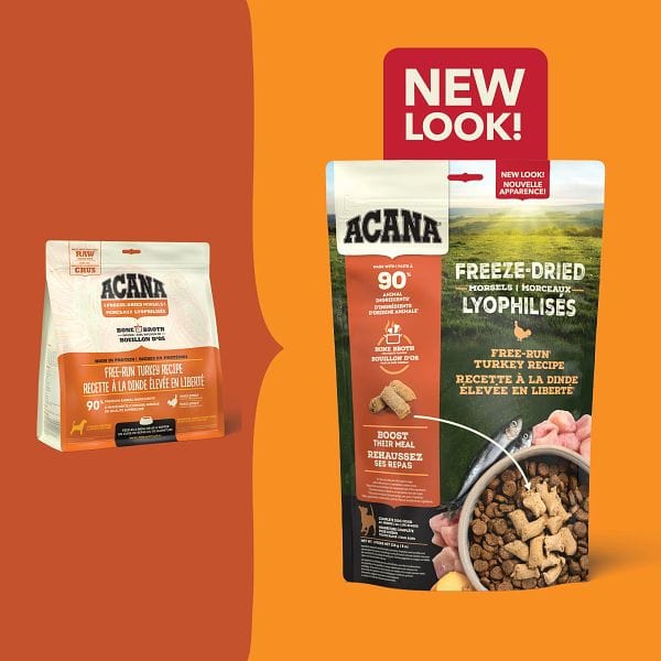 ACANA Free-Run Turkey Recipe Freeze Dried Dog Food, Morsels - Image 2