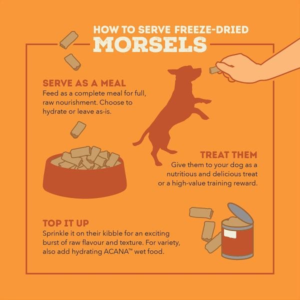 ACANA Free-Run Turkey Recipe Freeze Dried Dog Food, Morsels - Image 4