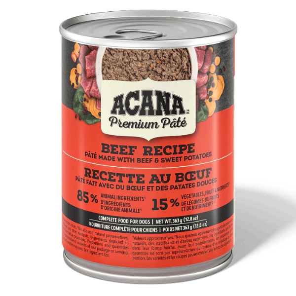 ACANA Premium Pâté Beef Recipe Canned Dog Food
