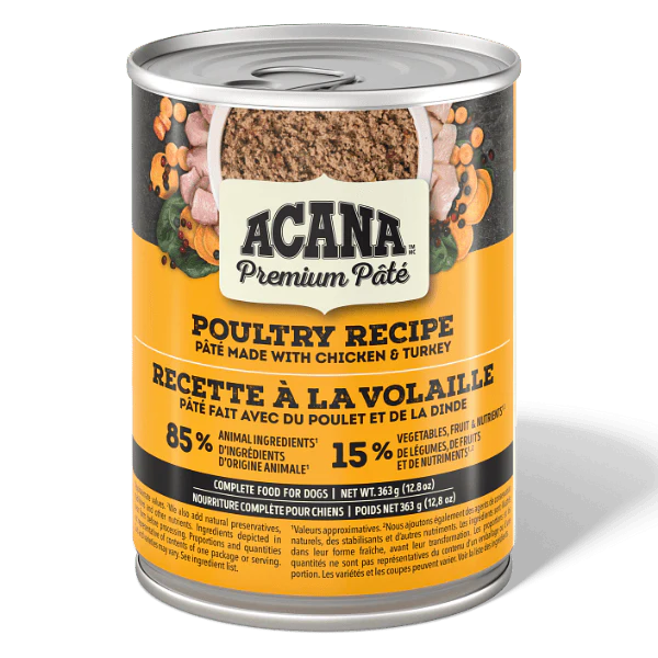 ACANA Premium Pâté Poultry Recipe Canned Dog Food