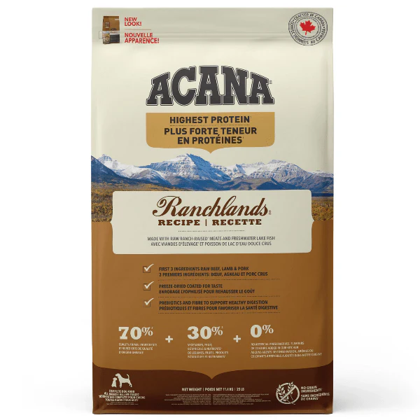 ACANA Highest Protein Ranchlands Recipe Dry Dog Food - Image 6