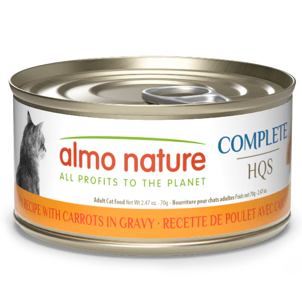 Almo Nature Complete HQS | Chicken with Carrots in Gravy Canned Cat Food
