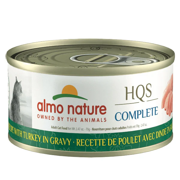 Almo Nature Complete HQS | Chicken with Turkey in Gravy Canned Cat Food - Image 9