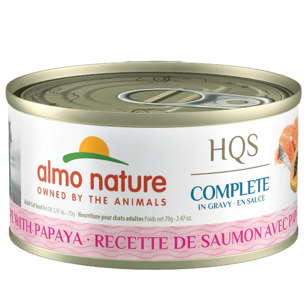 Almo Nature Complete HQS | Salmon with Papaya in Gravy Canned Cat Food - Image 9