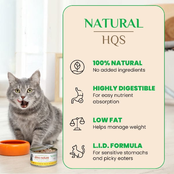 Almo Nature Natural HQS | Chicken Breast in Broth Canned Cat Food - Image 3