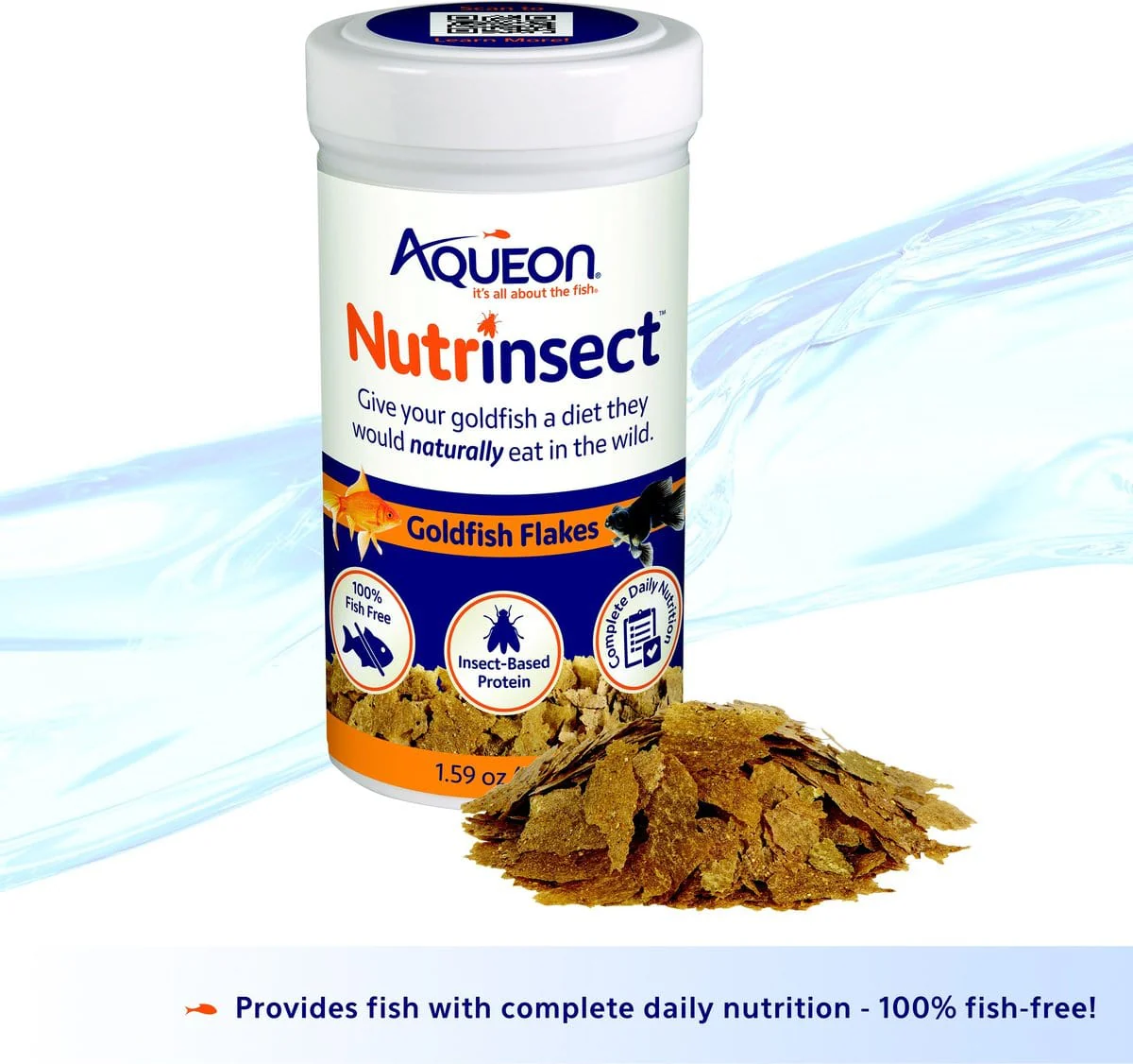 Aqueon Nutrinsect Goldfish Flakes - Image 3