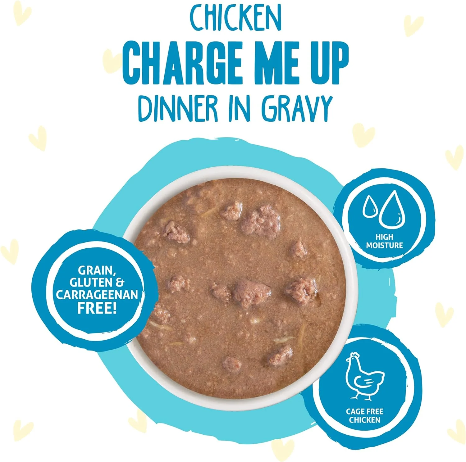 B.F.F. Charge Me Up Chicken Dinner in Gravy Pouch Cat Food; 12 Pack (SPECIAL ORDER ITEM) - Image 2