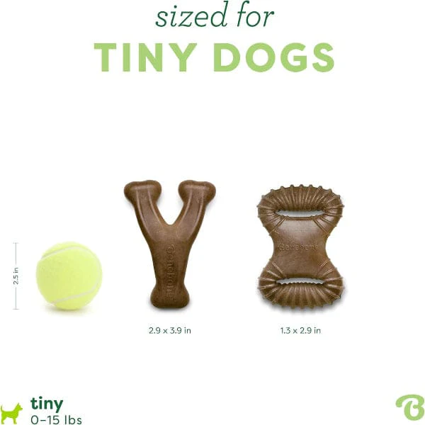Benebone Tiny 2-Pack Dog Chew Toy - Image 4
