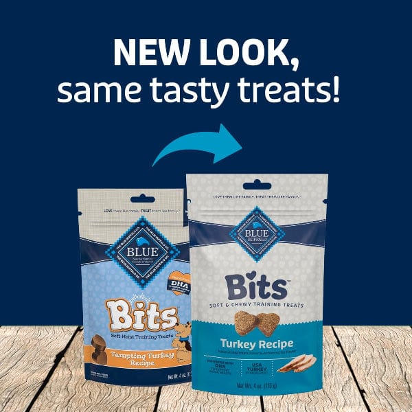 BLUE Bits Soft-Moist Training Treats; Tempting Turkey Recipe, 4 oz - Image 2