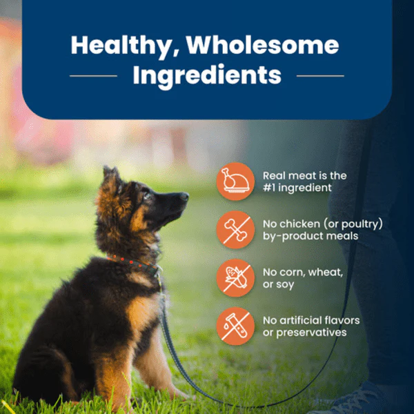 BLUE Life Protection Formula Large Breed Chicken & Brown Rice Recipe Dry Puppy Food, 26lb - Image 3