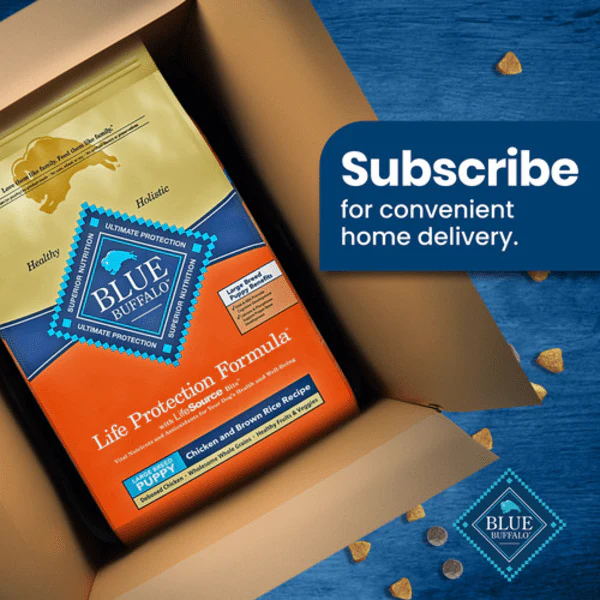 BLUE Life Protection Formula Large Breed Chicken & Brown Rice Recipe Dry Puppy Food, 26lb - Image 9