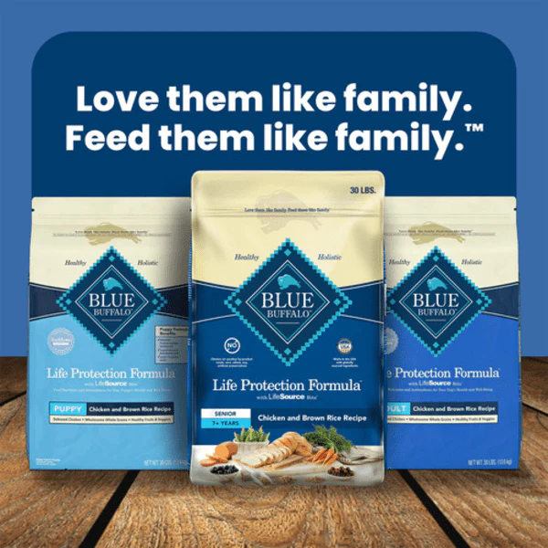 BLUE Life Protection Formula Chicken & Brown Rice Recipe Dry Senior Dog Food, 26lb - Image 7