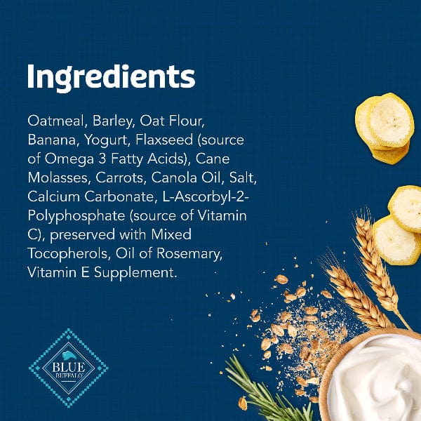 BLUE Health Bars Natural Crunchy Dog Treats Biscuits; Banana & Yogurt, 16oz - Image 8