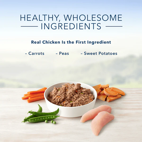 BLUE Homestyle Recipe Chicken Dinner Senior Canned Dog Food - Image 2