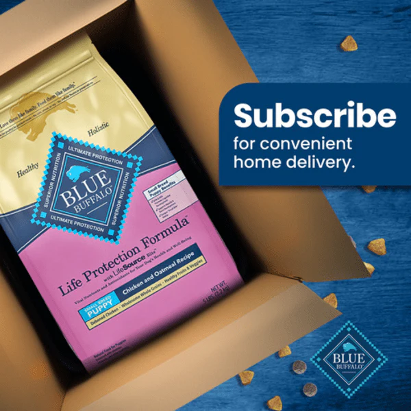 BLUE Life Protection Formula Small Breed Chicken & Oatmeal Recipe Dry Puppy Food, 6lb - Image 9