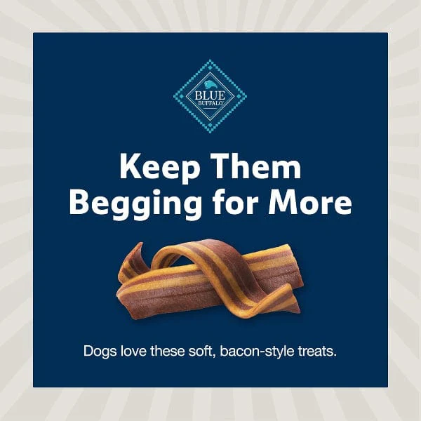 BLUE Sizzlers Natural Pork Bacon-Style Dog Treats - Image 4