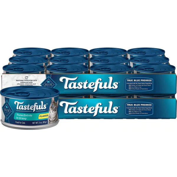 BLUE Tastefuls Flaked Tuna Entree in Gravy Canned Cat Food - Image 7