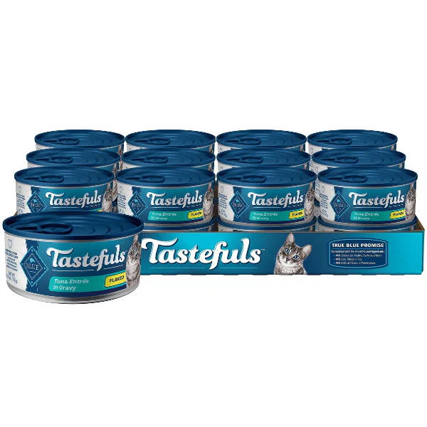 BLUE Tastefuls Flaked Tuna Entree in Gravy Canned Cat Food - Image 9