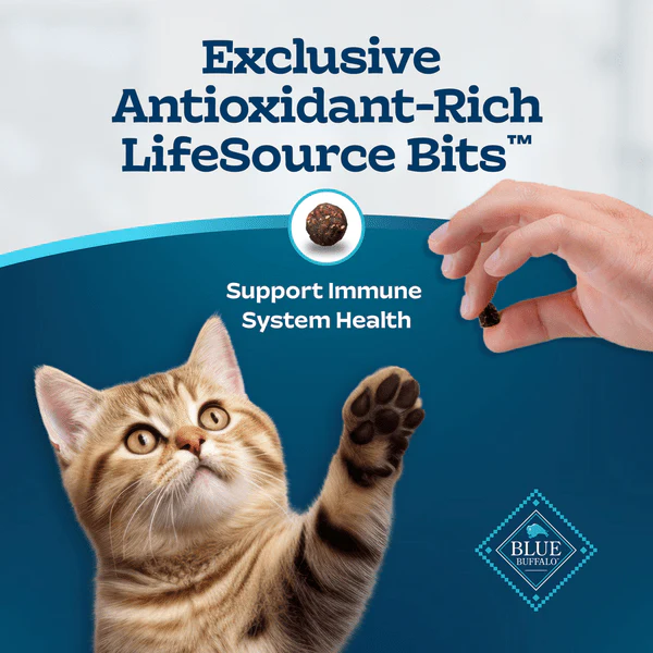 BLUE Tastefuls Healthy Aging Mature Chicken & Brown Rice Recipe Dry Cat Food, 7lb - Image 5