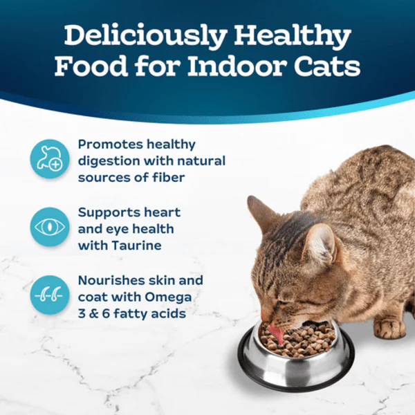 BLUE Tastefuls Indoor Health Chicken & Brown Rice Recipe Dry Cat Food - Image 4