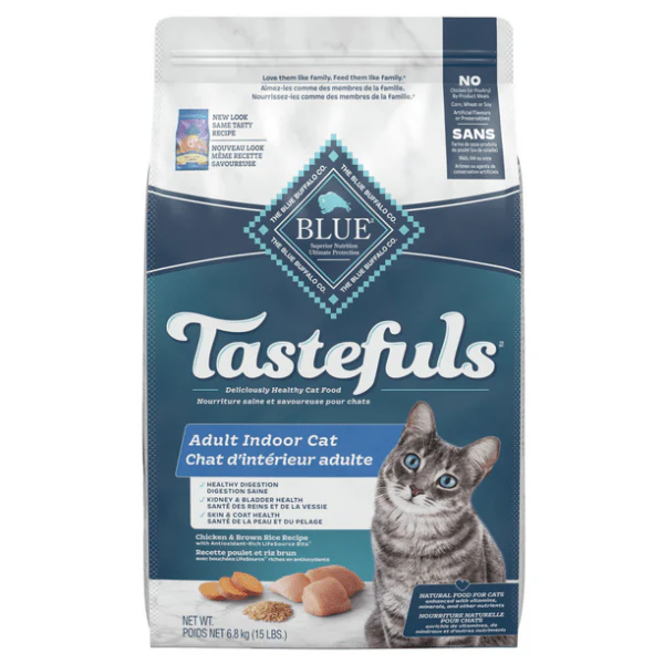 BLUE Tastefuls Indoor Health Chicken & Brown Rice Recipe Dry Cat Food - Image 9