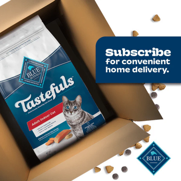 BLUE Tastefuls Indoor Health Salmon & Brown Rice Recipe Dry Cat Food - Image 8