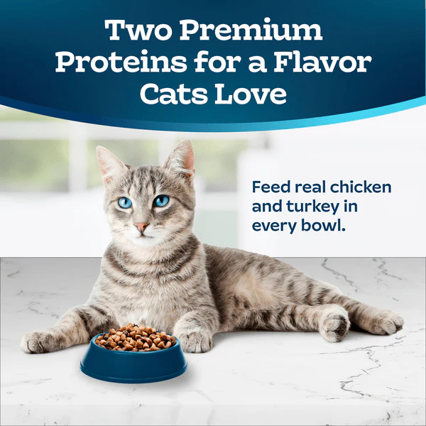 BLUE Tastefuls Multi-Protein Chicken & Turkey Recipe Dry Adult Cat Food - Image 4