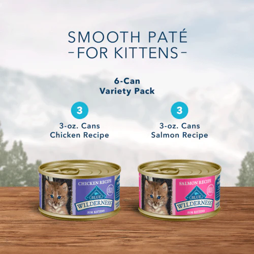 BLUE Wilderness Canned Kitten Food Variety Pack - Image 3