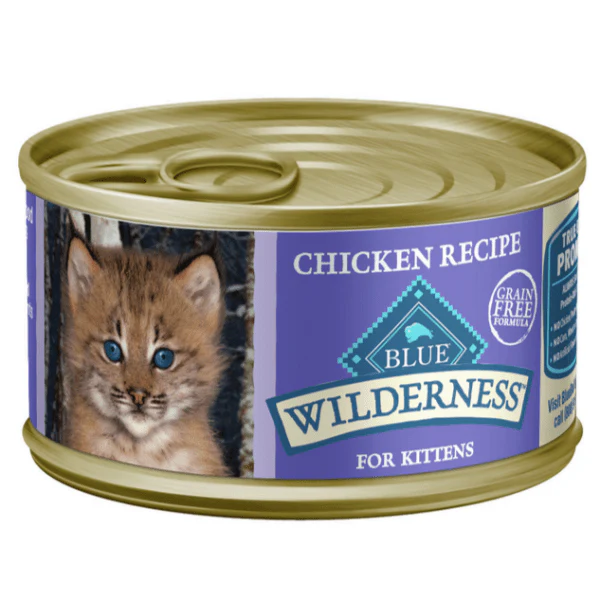 BLUE Wilderness Grain Free Chicken Recipe Canned Kitten Food - Image 7