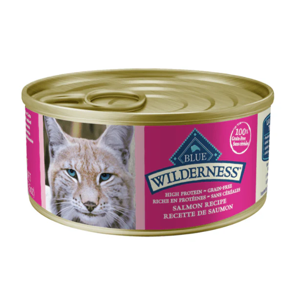 BLUE Wilderness Grain Free Salmon Recipe Canned Cat Food