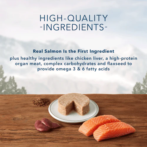 BLUE Wilderness Grain Free Salmon Recipe Canned Cat Food - Image 2