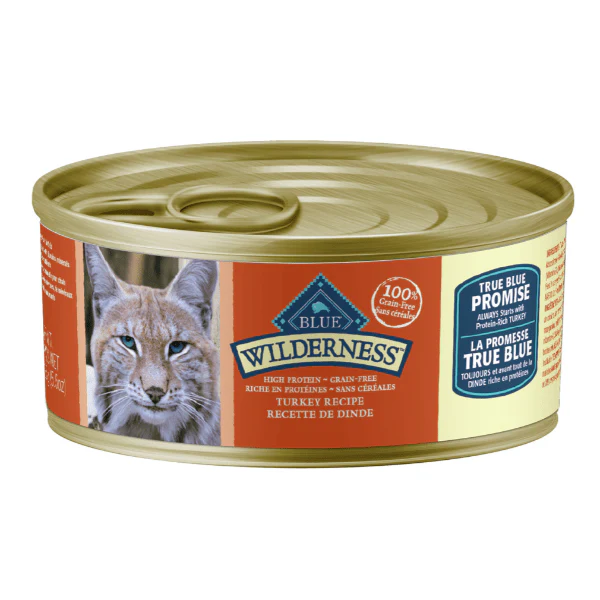 BLUE Wilderness Grain Free Turkey Recipe Canned Cat Food