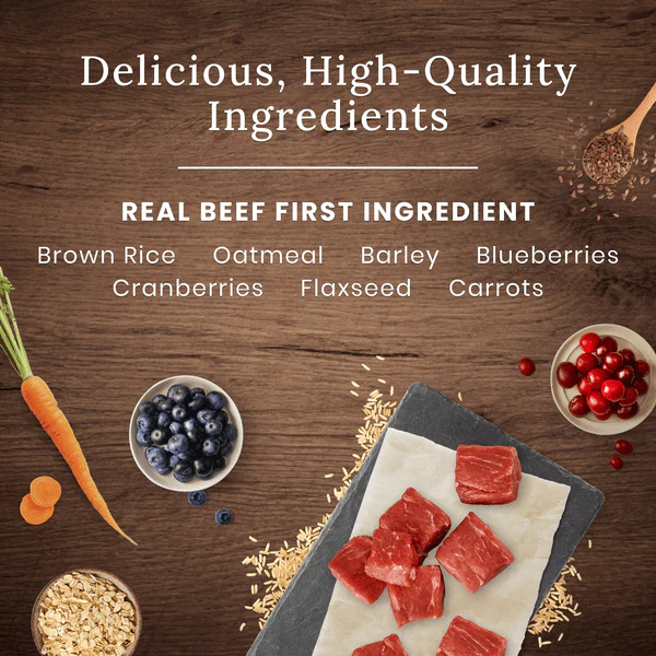 BLUE Wilderness Large Breed Beef Recipe with Grains Dry Dog Food, 24lb - Image 4
