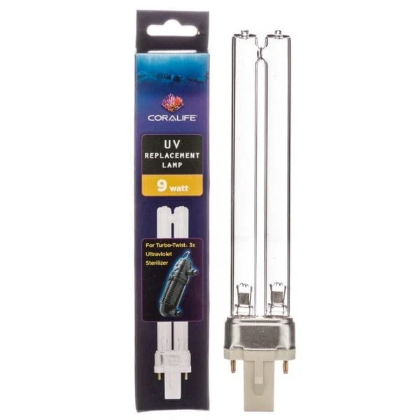 Coralife UV replacement Lamp 9 watt – For Turbo-Twist 3x UV Sterilizer