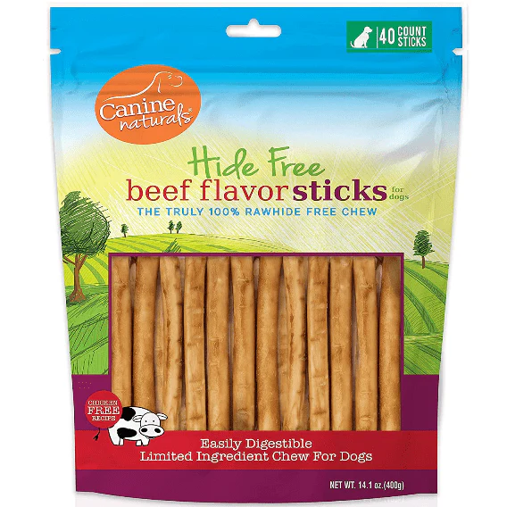 Canine Naturals Hide Free Beef Sticks Dog Chew - Image 9