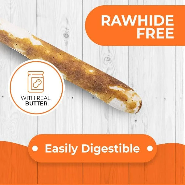 Canine Naturals Hide Free Peanut Butter Sticks Dog Chew - Image 2