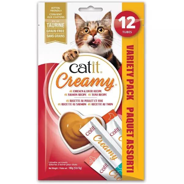 Catit Creamy Lickable Assorted Multipack Cat Treat