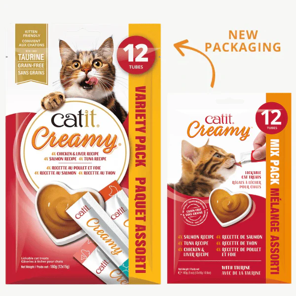 Catit Creamy Lickable Assorted Multipack Cat Treat - Image 2