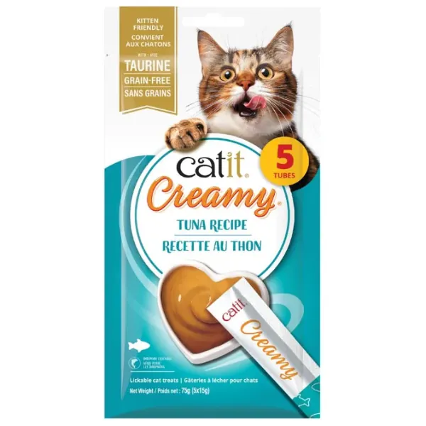Catit Creamy Lickable Tuna Recipe Cat Treats - Image 12