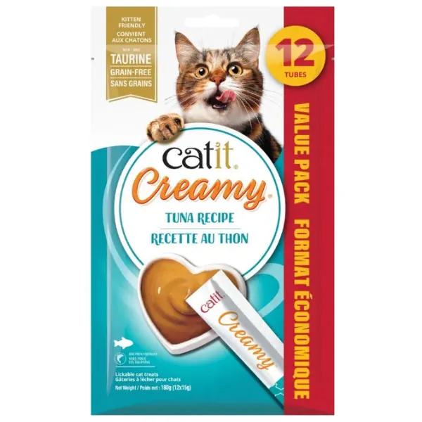 Catit Creamy Lickable Tuna Recipe Cat Treats - Image 13