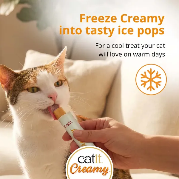 Catit Creamy Lickable Tuna Recipe Cat Treats - Image 8