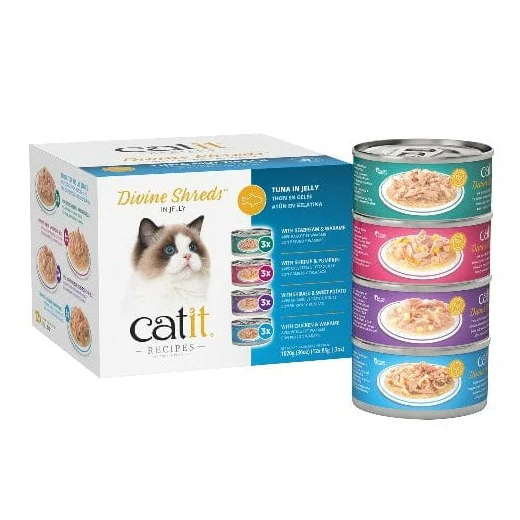 Catit Divine Shreds Tuna in Jelly Multipack