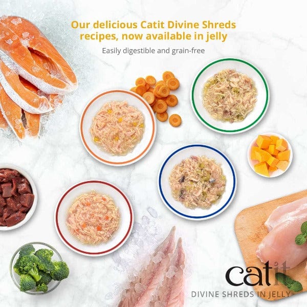 Catit Divine Shreds Tuna in Jelly Multipack - Image 2
