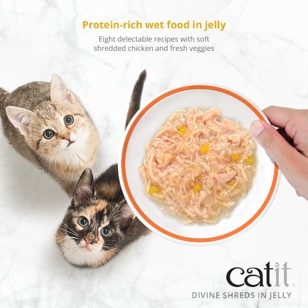 Catit Divine Shreds Tuna in Jelly Multipack - Image 4