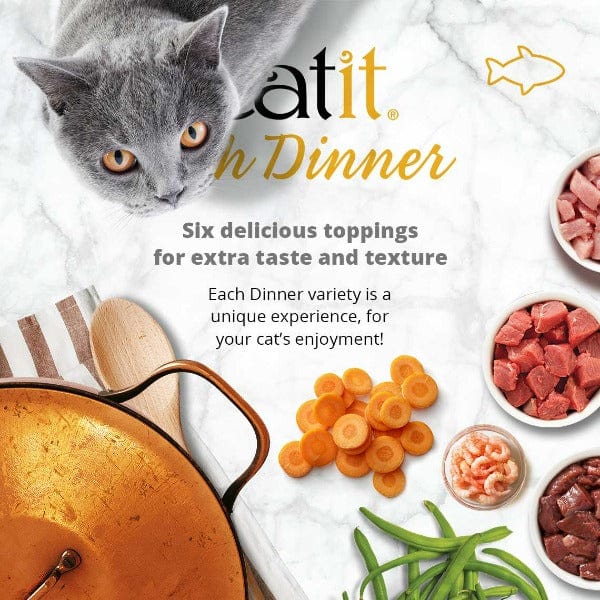 Catit Fish Dinner with Tuna & Carrots Wet Cat Food - Image 3