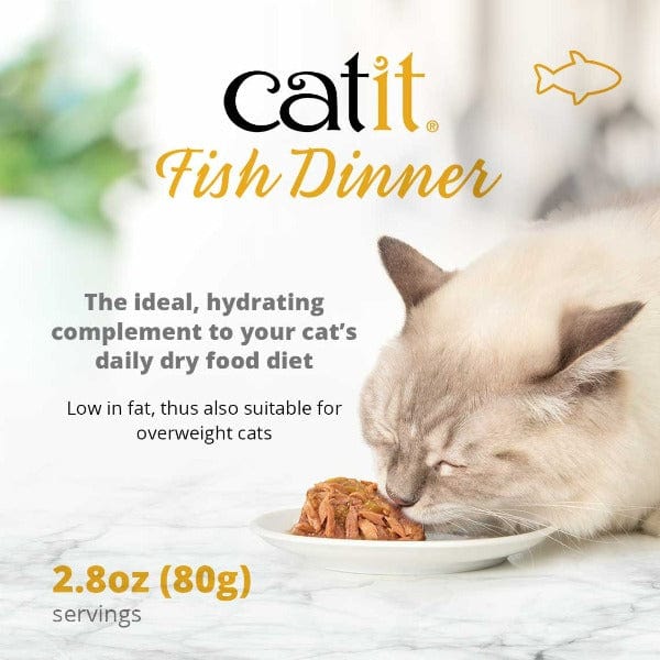 Catit Fish Dinner with Whitefish & Pumpkin Wet Cat Food - Image 5