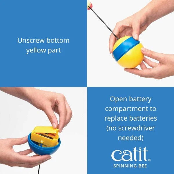 Catit Play Spinning Bee Cat Toy - Image 5